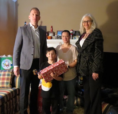 Delivering Gifts to Family