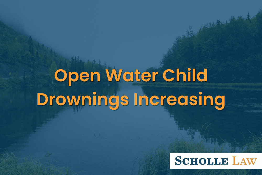 lake surrounded by trees, Open Water Child Drownings Increasing