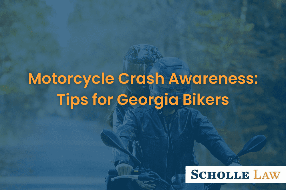 motorcyclist and passenger riding down back road, Motorcycle Crash Awareness: Tips for Georgia Bikers