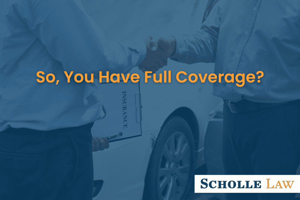 insurance agent shaking hands with client, So, You Have Full Coverage?