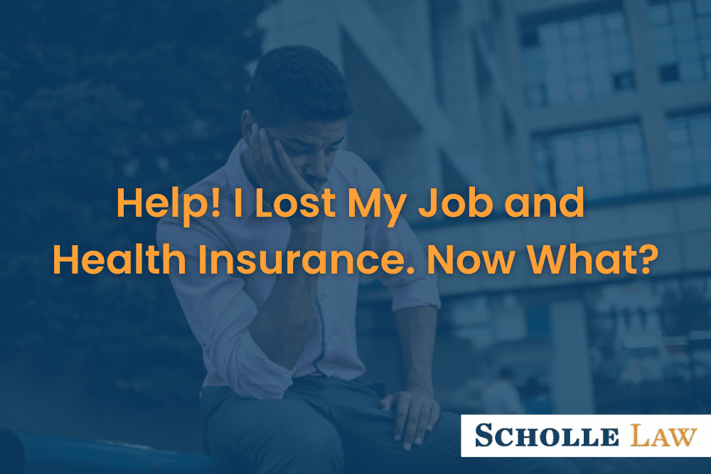 professional man sitting outside upset, Help! I Lost My Job and Health Insurance. Now What?