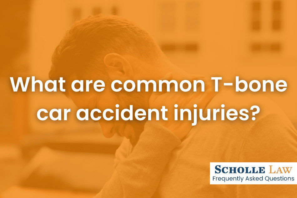 What are common T-bone car accident injuries