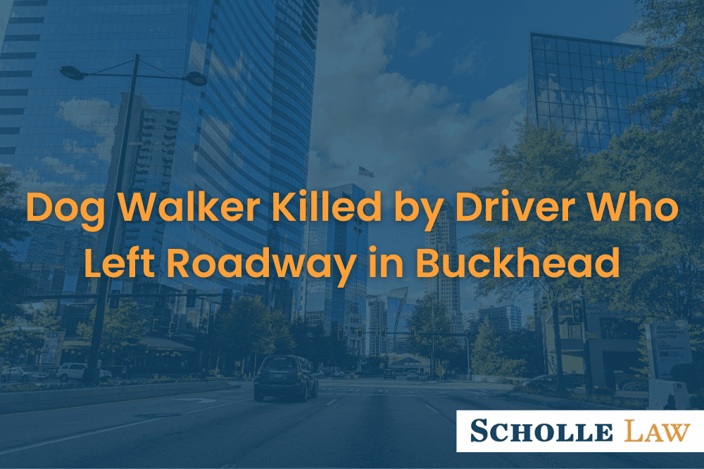 photo of buckhead, Dog Walker Killed by Driver Who Left Roadway in Buckhead