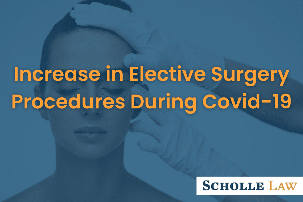 woman preparing for plastic surgery, Increase in Elective Surgery Procedures During Covid-19