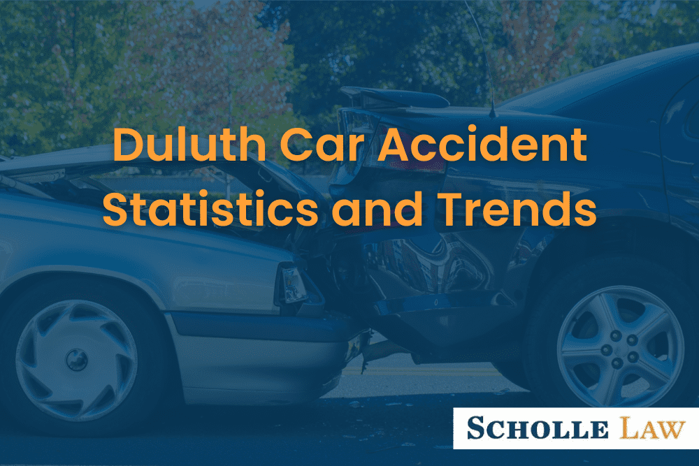 close up of rear impact car accident, Duluth Car Accident Statistics and Trends