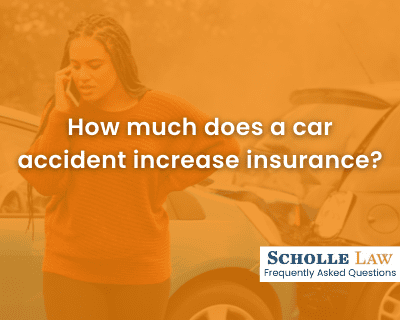 How much does a car accident increase insurance