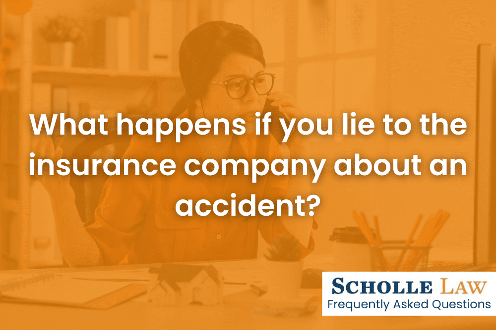 angry woman speaking on the phone, What happens if you lie to the insurance company about an accident