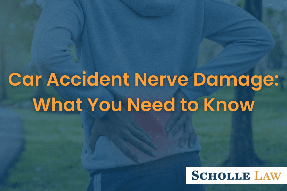 man with back pain, Car Accident Nerve Damage What You Need to Know