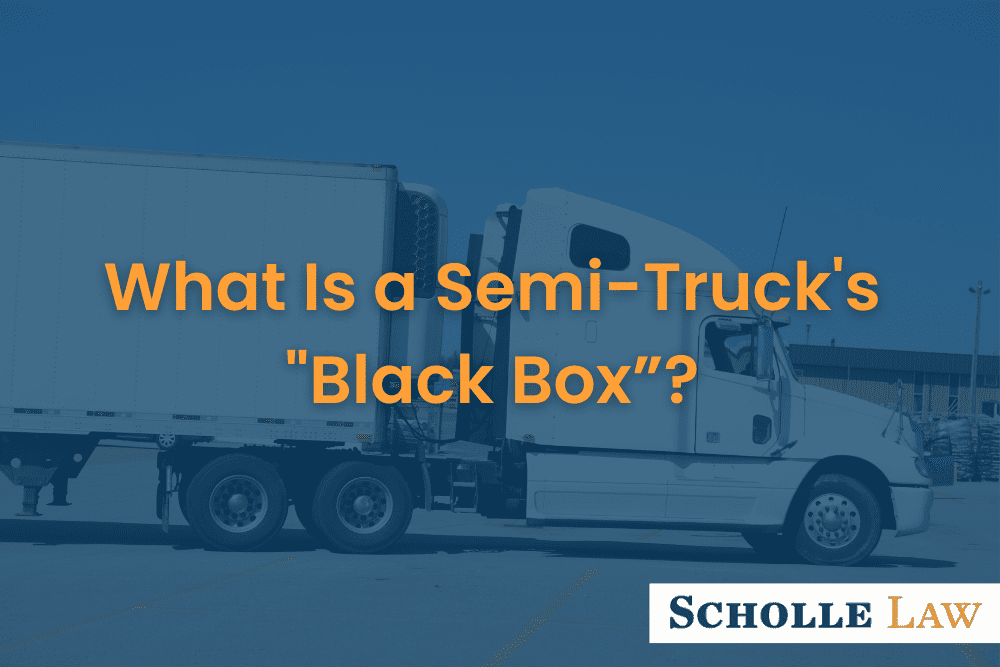 Parked semi truck, What Is a Semi-Truck's Black Box
