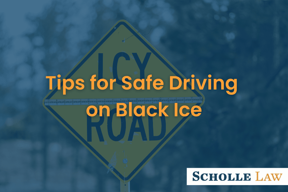 icy road sign, Tips for Safe Driving on Black Ice