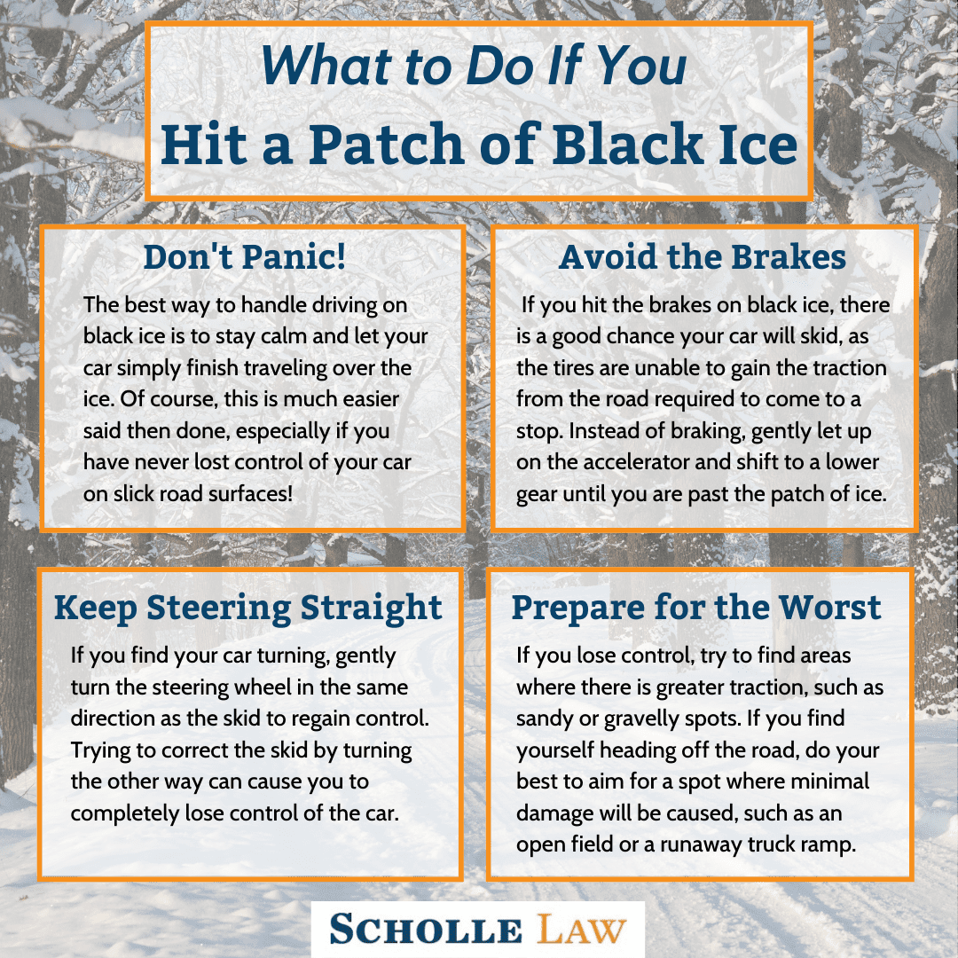 How to Locate and Drive On Black Ice 