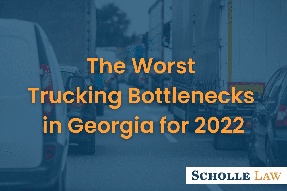 The Worst Trucking Bottlenecks in Georgia for 2022