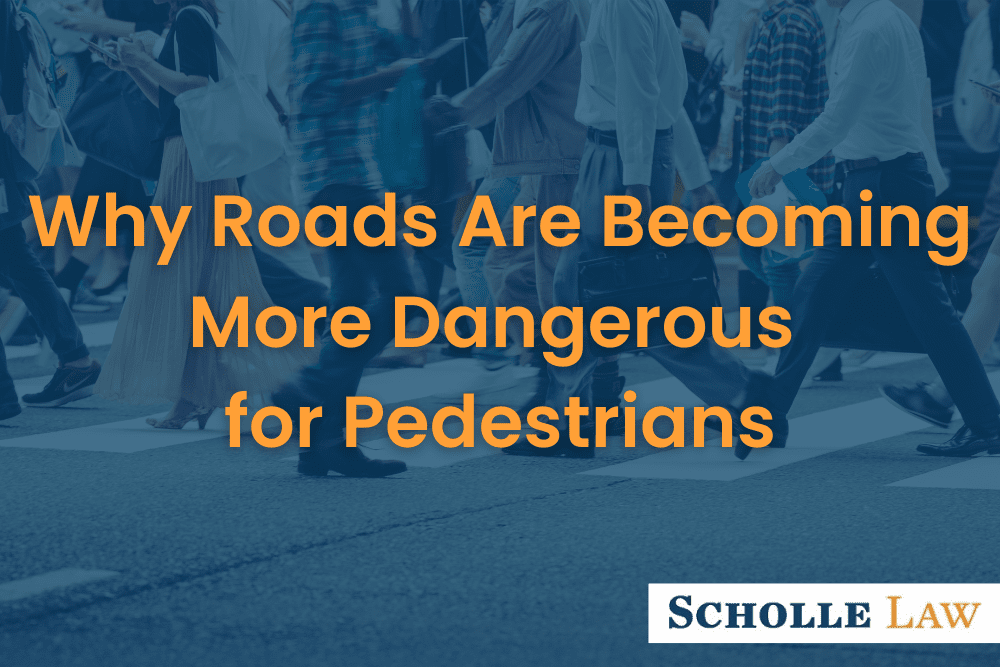 Pedestrians blurred in a crosswalk, Why Roads Are Becoming More Dangerous for Pedestrians