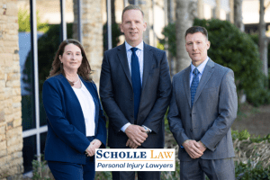 Scholle Law attorneys Charles Scholle, Annette Malena, Todd Shugart