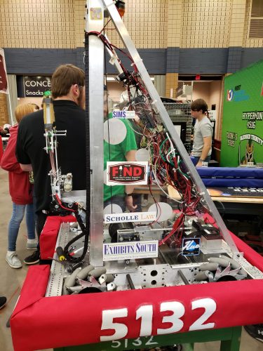 Closeup of Barrow Robotics robot