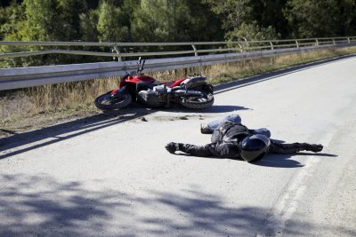 Accident with motorcycle
