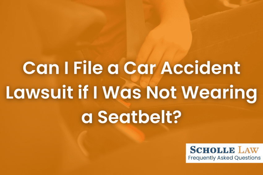 Can I File a Car Accident Lawsuit if I Was Not Wearing a Seatbelt