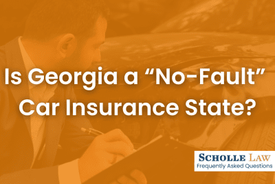 Is Georgia a “No-Fault” Car Insurance State