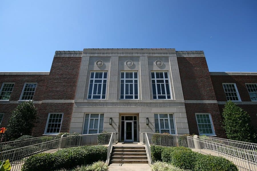 Oconee County Georgia Courthouse in Watkinsville