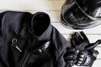 Outfit of Biker and accessories