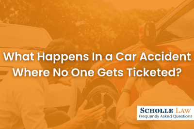 What Happens In a Car Accident Where No One Gets Ticketed