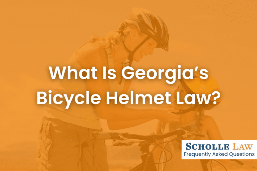 What Is Georgia’s Bicycle Helmet Law