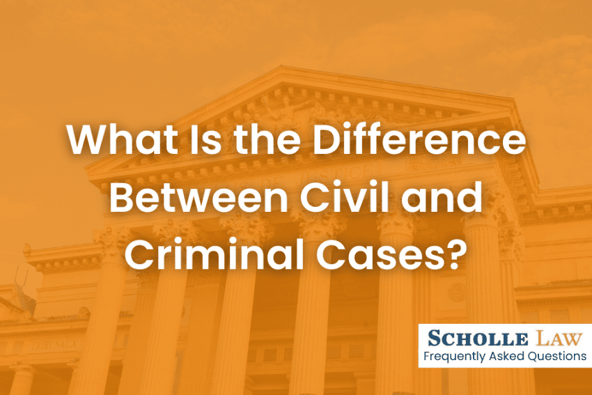 What Is the Difference Between Civil and Criminal Cases