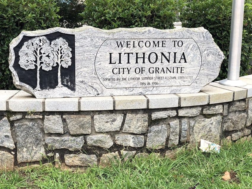 Lithonia Georgia Welcome Sign