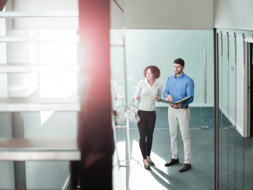 a women meeting with a lawyer