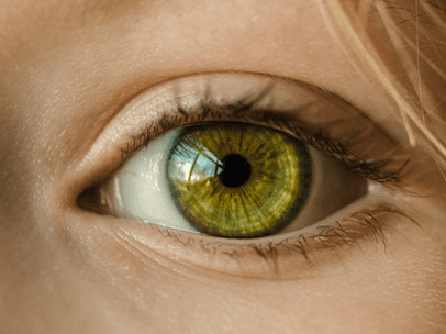 woman's eye
