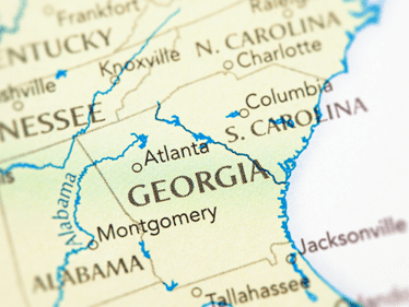 map of georgia