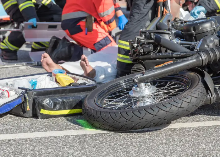Motorcycle accident