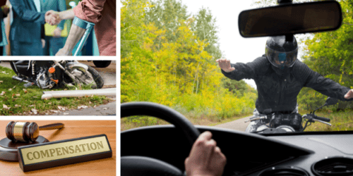 compensation after a t-bone motorcycle accident