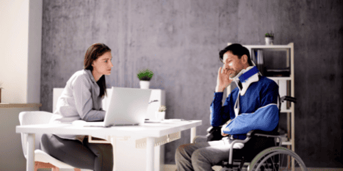 Lawyers filing personal injury lawsuit agains the other driver for negligent driving