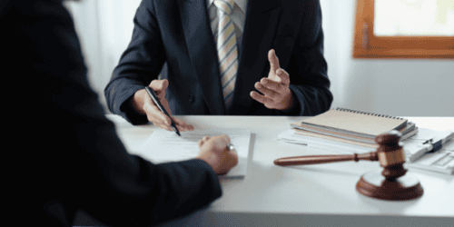 personal injury lawyer helping to determine drivers fault