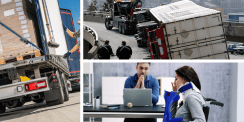 Truck accident lawyers helping truck accident victims in tire blowouts and rollover accidents