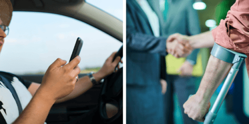 attorney working to determine fault when a rear end collision occurs