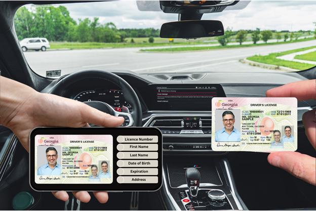 Conductores de vehículos de motor en dispositivos android con una licencia de servicios de conductor de Georgia DDS