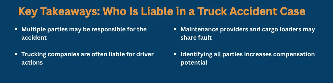 Key takeaways for who's liable in jackknife accidents