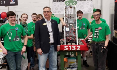 Barrow Robotics Team with Brad Raffensberger Barrow Robotics Team with Brad Raffensberger